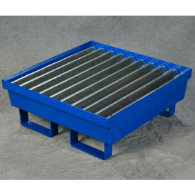 Drum Spill Containment Platform - 27"W x 25-11/16"D x 6"H - Steel