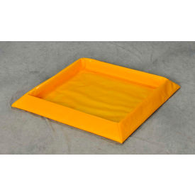 Drum SpillNEST Utility Tray without Grate 32-1/4" x 32-1/4" x 3" -10 Gallon Cap