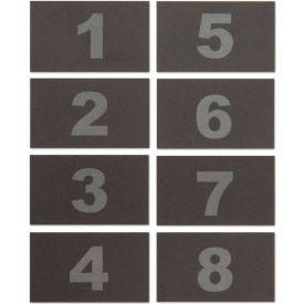 Numbers for ABS/Wood Cellphone Lockers TAB18 - Numbers 1-8