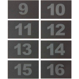 Numbers for ABS/Wood Cellphone Lockers TAB916 - Numbers 9-16