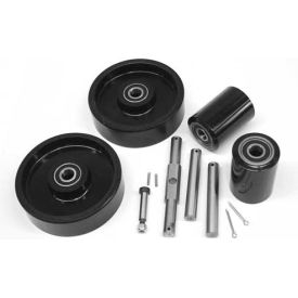 Complete Wheel Kit for Manual Pallet Jack - Fits Wesley Pallet Mule