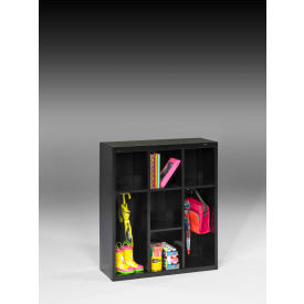 Cubby Cabinet - Welded 34-1/2"W x 13-1/2"D x 40"H Black