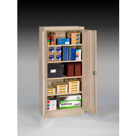 Smart Space Storage Cabinet, 30"W x 15"D x 66"H, Sand, All-Welded