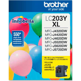 LC203Y High-Yield Ink, 550 Page-Yield, Yellow