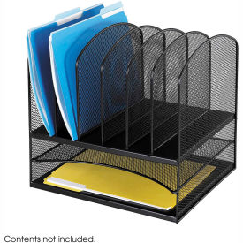 Onyx 2 Horizontal/6 Upright Sections Desktop Organizer