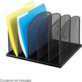5 Upright Sections Desktop Organizer