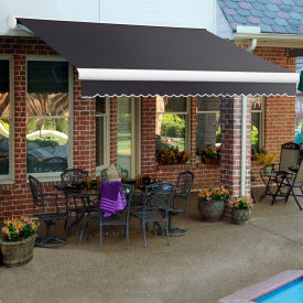 Retractable Awning Left Motor 12'W x 10'D x 10"H Gun
