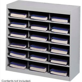 18 Compartment Steel Project Organizer - Gray