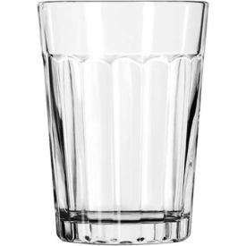 Juice Glass, 8.5 Oz., DuraTuff Paneled Clear, 36 Pack
