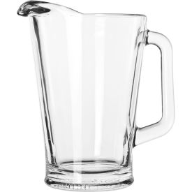Glass Pitcher 60 Oz., Clear, 6 Pack