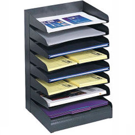 Steel Desk Tray Sorter 8 Shelf