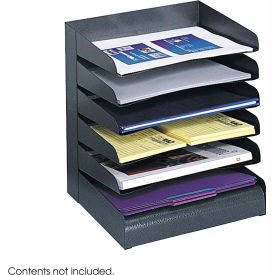 Steel Desk Tray Sorter 6 Shelf
