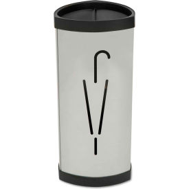 Triangular Umbrella Stand, Silver/Black