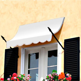 Spear Arm Awning 8-3/8'W x 2-9/16'H x 1-5/16'D Off White