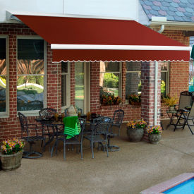 Retractable Awning Right Motor 24'W x 11/16'H x 10'D Terra