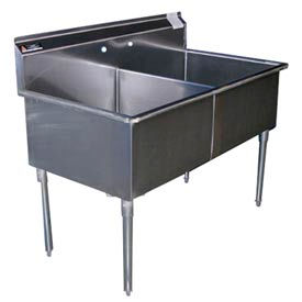 2S2-2424 Premium SS Non-NSF Two Bowl Sink
