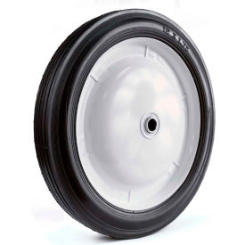 Light Duty Steel Wheel 113 - 12 x 1.75 - 2-1/4" Centered Hub - 1/2" BB - Rib Tread
