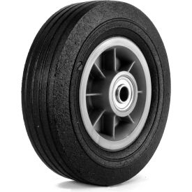 8" Heavy Duty Wheel - 8 x 2.50 - 2-1/4" x 5/8" Centered Hub - Rib Tread