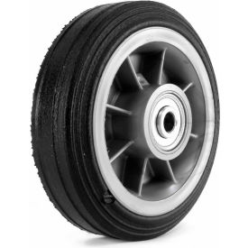 6" Heavy Duty Wheel - 6 x 2.00 - 1/2" BB x 2-1/2" Centered Hub - Rib Tread