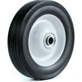 Light Duty Steel Wheel - 6 x 1.50 - 1-3/8" Offset Hub - 1/2" BB - Rib Tread