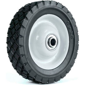 Light Duty Steel Wheel - 6 x 1.50 - 1-3/8" Offset Hub - 1/2" BB - Diamond Tread