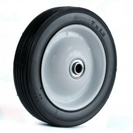 Light Duty Steel Wheel - 7 x 1.50 - 1-3/8" Offset Hub - 1/2" BB - Rib Tread