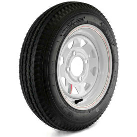 Trailer Tire and Custom Spoke Wheel - 480-12 - Load Range C