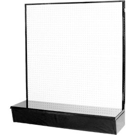 Economy Retail Gondola - Single Sided, 48"W x 14"D x 54"H, Black