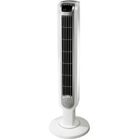 36" Tower Fan with Remote Control, 3-Speed, 110V, White