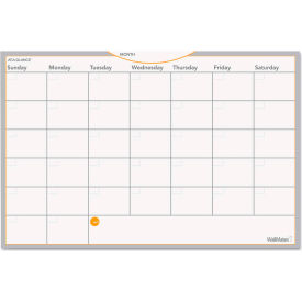 WallMates Self-Adhesive Dry Erase Monthly Planning Surfaces, 18 x 12, Undated