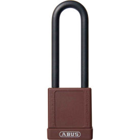 74HB/40-75 Keyed Different Lockout Padlock, Non-Conductive 3-Inch Shackle, Brown