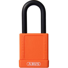 74/40 Keyed Different Lockout Padlock, 1-1/2-Inch Non-Conductive Shackle, Orange
