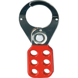 Steel Safety Lockout Hasp, 1.5" without tabs