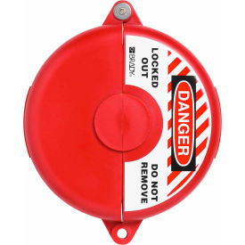 Gate Valve Lockout, 5 - 6.5" Diameter, Red, 00365
