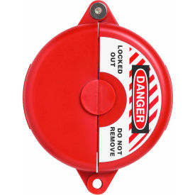 Gate Valve Lockout, 2.5 - 5", Diameter, Red