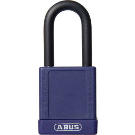 74/40 Keyed Alike Lockout Padlock, 1-1/2-Inch Non-Conductive Shackle, Purple