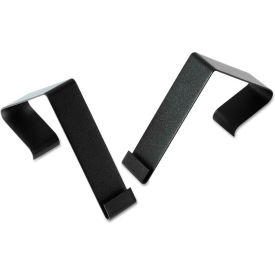 Partition Hangers, Black, 2/Pack