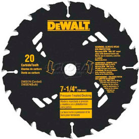 Carbide Thin Kerf Circular Saw Blade, 7-1/4" Diameter, 18 TPI