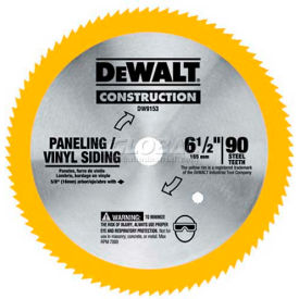 Steel Saw Blade (Vinyl/Paneling), 5/8" Arbor, 6-1/2" Diameter, 90 TPI