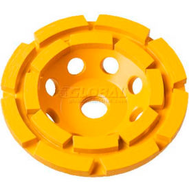 Extended Performance 2 Row Diamond Cup Grinding Wheel, 4" Diameter, 15,000 RPM