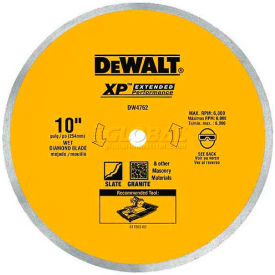 Extended Performance Porcelain Tile Blade, 10" Diameter, 6,000 RPM