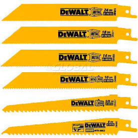 Bi-Metal Reciprocating Saw Blade Set, 6 Piece Set