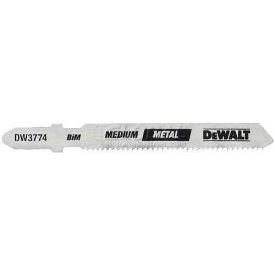 T-Shank Cobalt Steel Jig Saw Blade, 3" Cut Length, 18 TPI, 5/PK