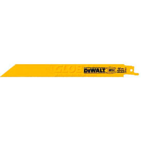 Straight Back Bi-Metal Reciprocating Blade, 8" Long, 18 TPI, 5/PK