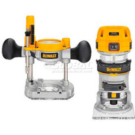 1.25HP Max Torque Variable Speed Compact Router Combo Kit, 7.0 Amps, 1600-27000 RPM
