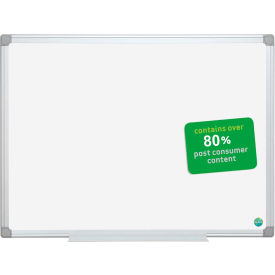 MasterVision Earth Whiteboard, Melamine Surface, 48"W x 36"H