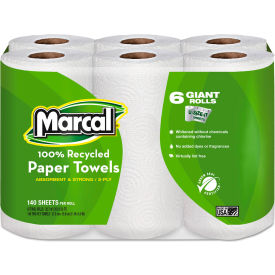 Small Steps 100% Recycled Towels, 6 Rolls/Pack