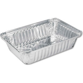 Aluminum Foil Oblong Pan, 36 Oz., 8-1/2" x 6" x 1-3/4", Qty 500