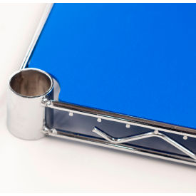 PVC Shelf Liner, 72"W x 24"D, Blue - Package Quantity of 2