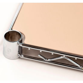 PVC Shelf Liner, 36"W x 12"D, Beige - Package Quantity of 2